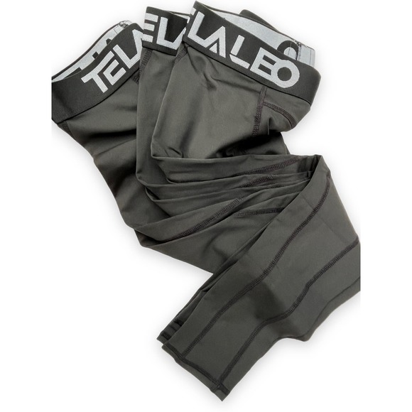 3 x TELALEO Youth Compression Leggings Athletic Base Layer | Boys XL, Black NEW - Picture 3 of 10